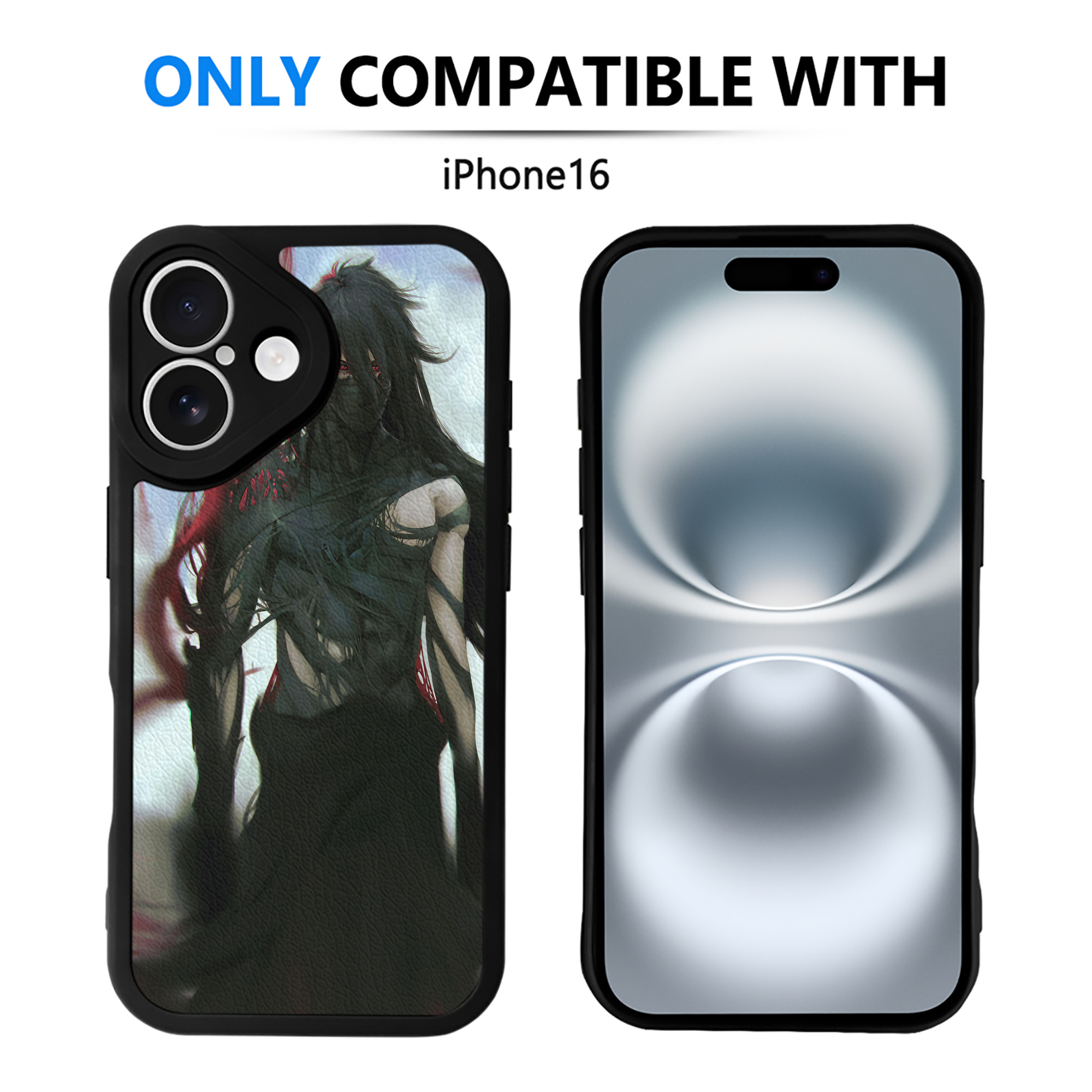 （画像用） ブリーチ BLEACH 【iPhone 16シリーズ対応】シリコンスマホケース（レザー調） 材質：シリコン